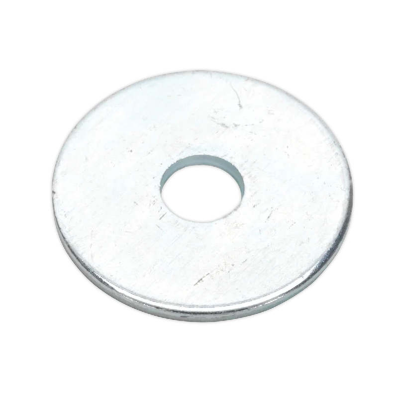 Washers For Secure Joints-Sealey Repair Washer M6 x 25mm Zinc Plated Pack of 100