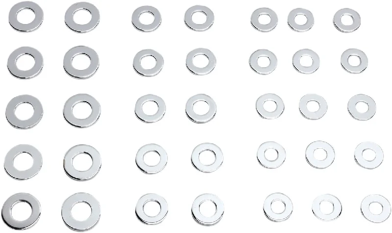 Washers For Senior Comfort-FLAT WASHER KIT CHROME