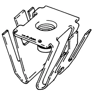 Nuts For Small Jobs-Auveco # 23461 GM Door Panel Extruded Nut 11517769. Qty 5.