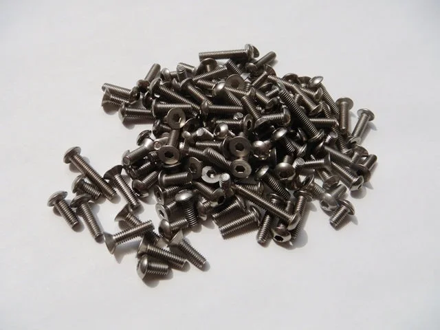 Screws With Self-Tapping-Hiro-Seiko 48579-XRAY T4 20 Titanium Hex Socket Screw Set