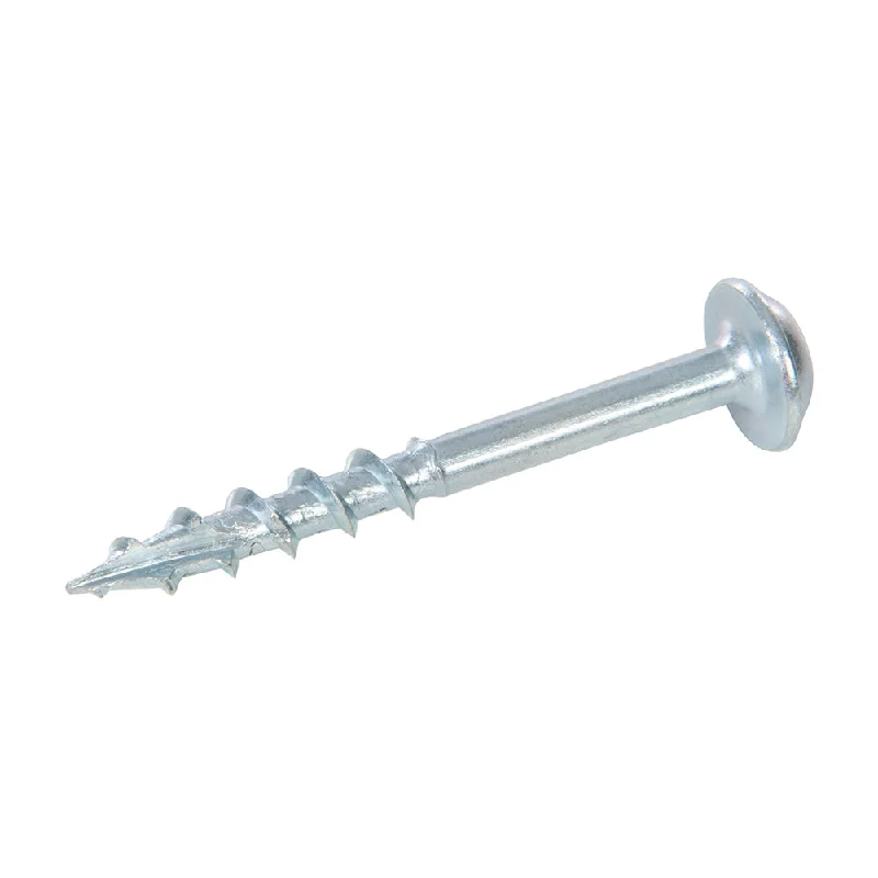 Screws For Indoor Fixes-Triton P/HC 8 x 1-1/2" 500pk Zinc Pocket-Hole Screws Washer Head Coarse