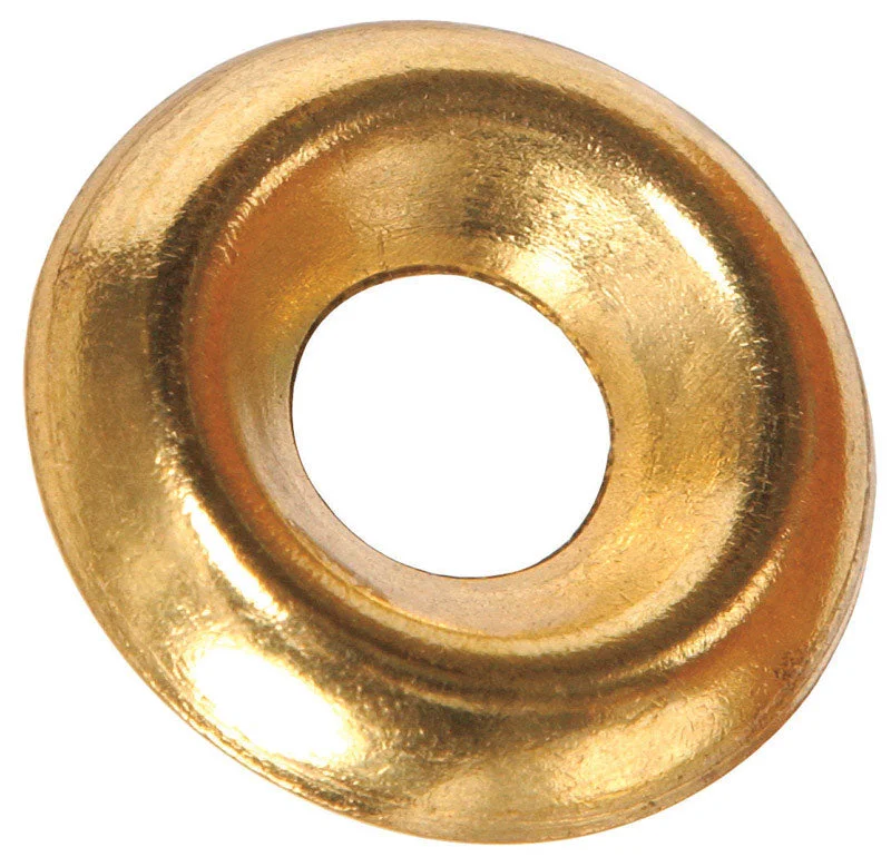 Washers With Flash Sales-Hillman Brass-Plated Brass .138 in. Finish Washer 100 pk