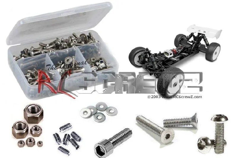 Screws With State Standards-TEKNO EB48SL STAINLESS STEEL SCREW KIT - RCTEK007