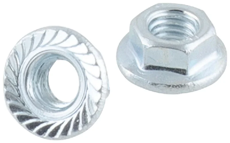 Nuts For Structural Steel-Easyfix Carbon Steel Flange Head Nuts M5 100 Pack