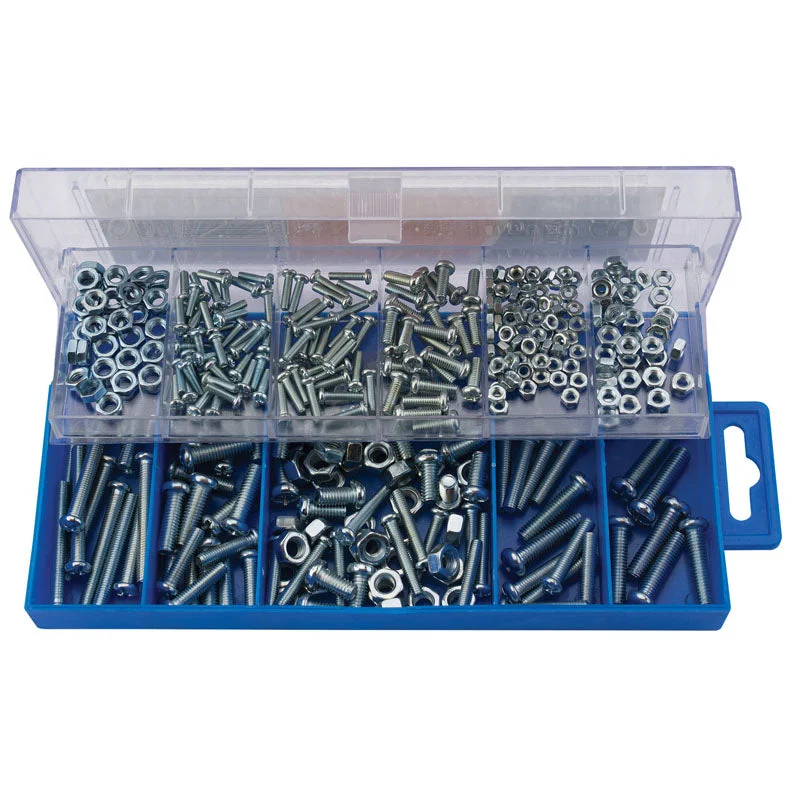 Screws For Summer Projects-Draper Panhead Screw and Nut Assortment (366 Piece)