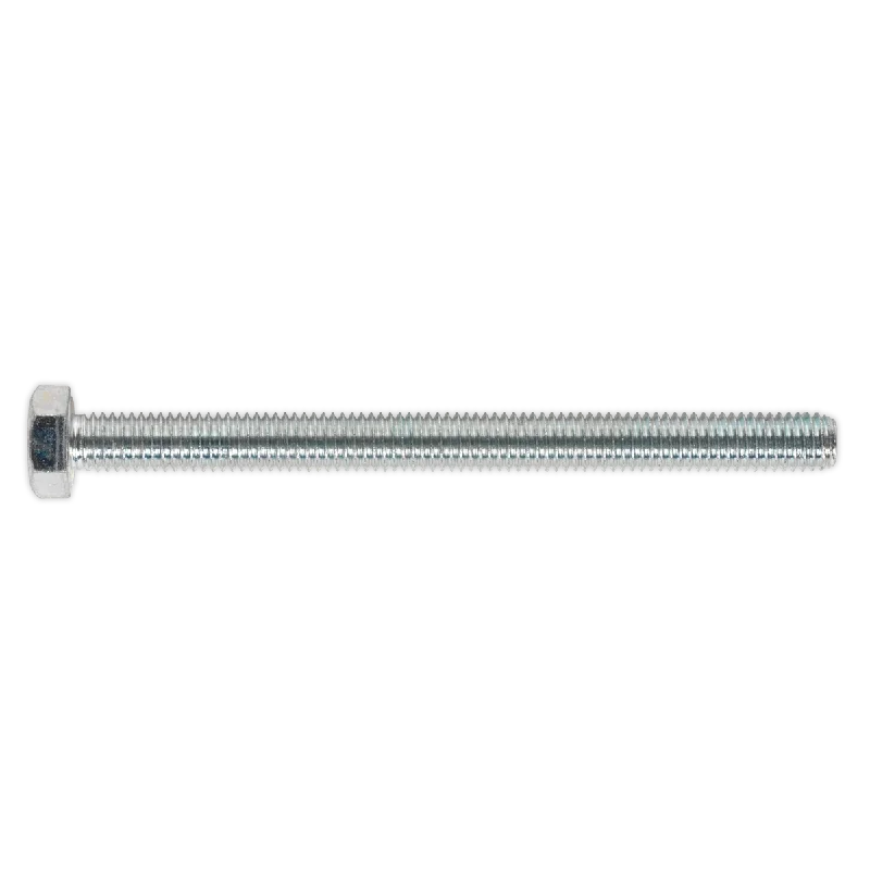 Screws For Veteran Builders-Sealey HT Setscrew M8 x 100mm 8.8 Zinc Pack of 25