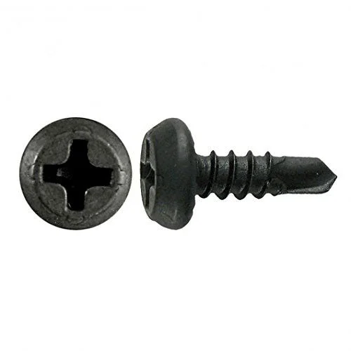 Screws With Small Town Needs-Primesource PFD7161LB 7 x7/16" Black Phosphate Pan Framing Self-Drilling Screw 1Lb