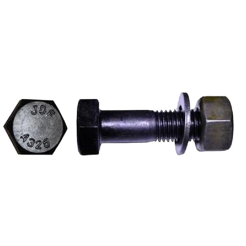 Bolts With Tool Compatibility-3/4" Diameter Black A325 Structural Bolts