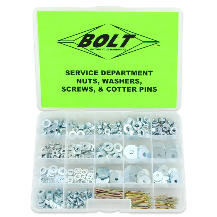 Nuts For Quick Fixes-Service Department Nuts, Washers, & Cotter Pins Assortment & Refills