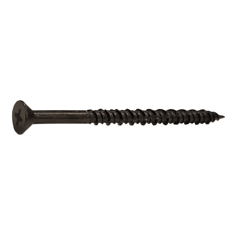 Screws For YouTube Tutorials-3/16" x 2-1/4" Concrete Screw, Phillips Flat Head - Bronze Dagger-Guard Coating, Pkg 2500