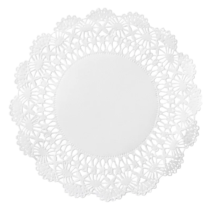 Nuts With Surface Hold-Round Lace Doily 4 inch 1000 Count