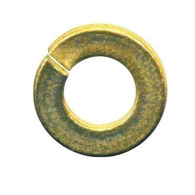 Washers For Retro Repairs-Lock Washers - Yellow Zinc Alloy Grade 8