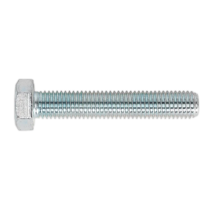 Screws For Trendsetters-Sealey HT Setscrew M14 x 80mm 8.8 Zinc Pack of 10