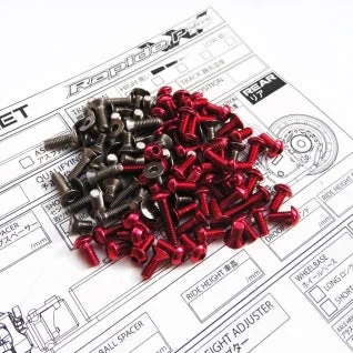 Screws For School Crafts-Hiro Seiko 48129  P10W Titan/Alum Hex Socket Screw Set