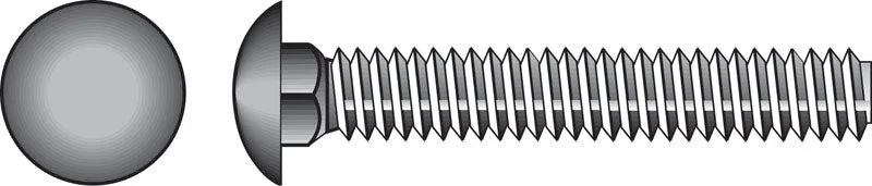 Bolts For Summer Repairs-HILLMAN 1/4 in. X 1-1/2 in. L Hot Dipped Galvanized Steel Carriage Bolt 100 pk