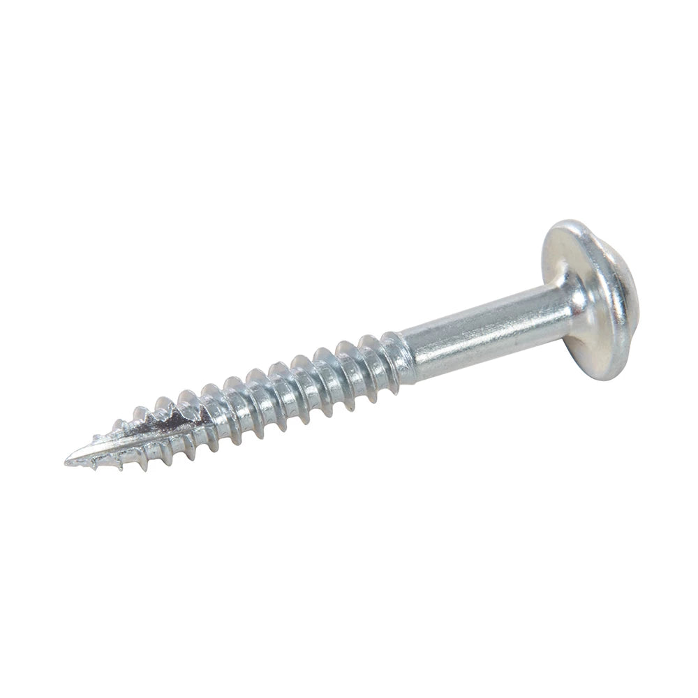 Screws With Bold Colors-Triton Zinc Pocket-Hole Screws Washer Head Fine