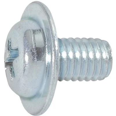 Washers For Big Structures-Auveco # 23868 Phillips Pan Washer Head License Plate Screw M5-0.8 X 8mm - Zinc. Qty 100.