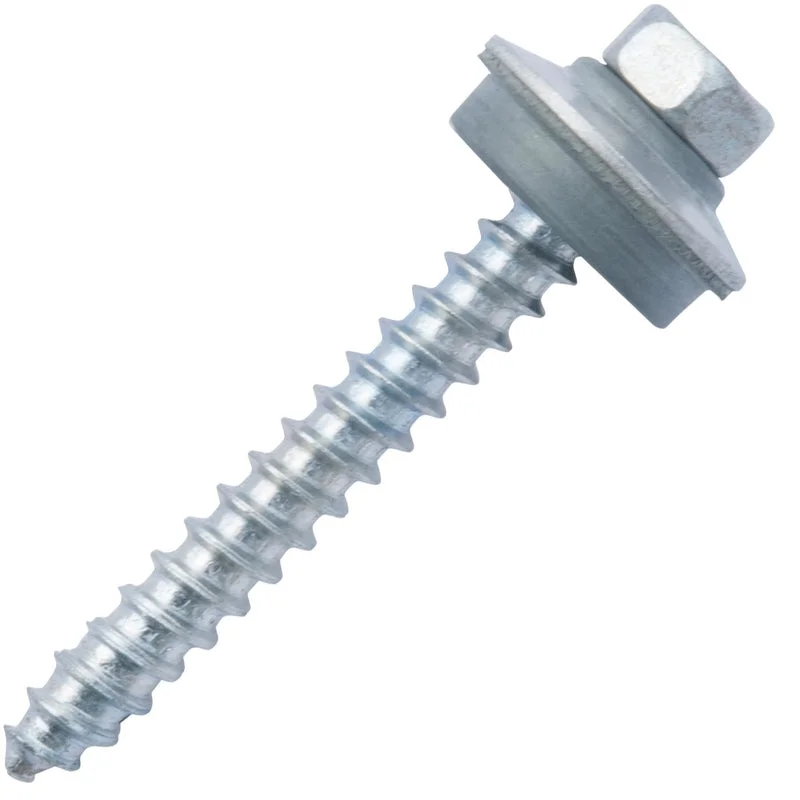 Screws With Short Tasks-Palram Americas Woodtite No. 16  x 2 in. L Hex Galvanized Wood Screws 50 pk