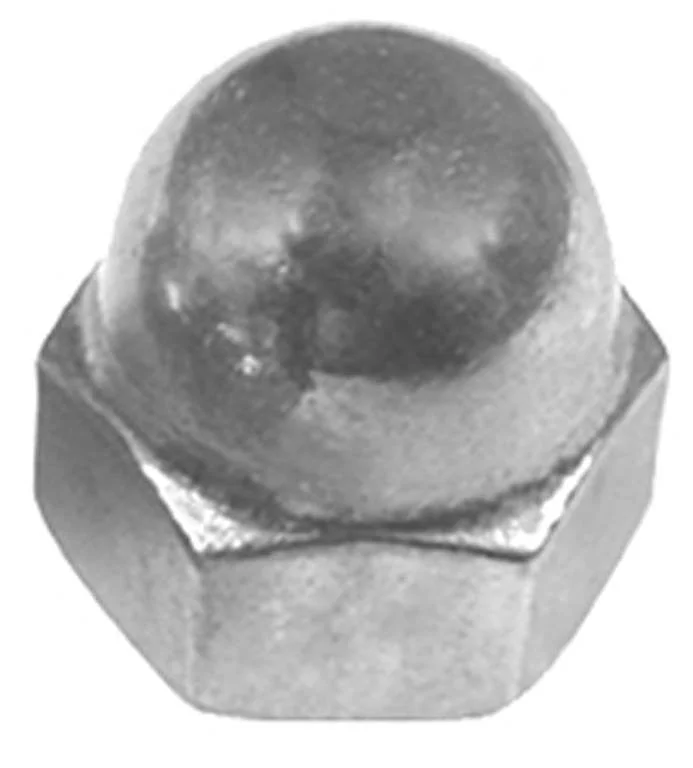 Nuts Under 10 Dollars-Auveco # 11179 #8-32 X 5/16" Steel Acorn Cap Nut - Nickel. Qty 100.