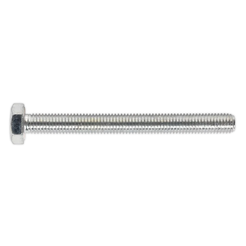 Screws For Automotive Use-Sealey HT Setscrew M10 x 100mm 8.8 Zinc Pack of 25