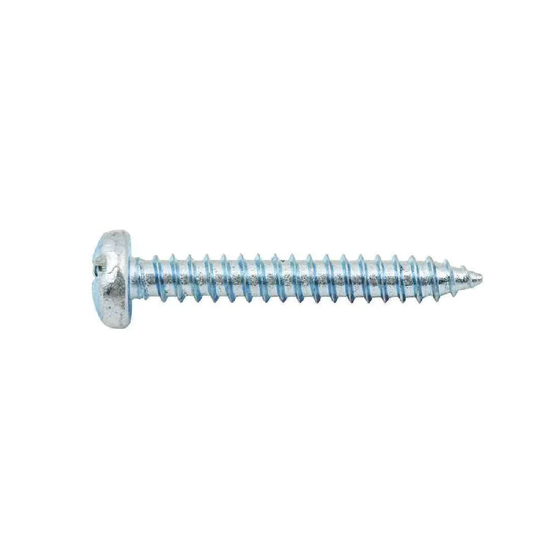 Screws With Galvanized Finish-Zenith Self Tap Screw Pan ZP 12G x 38mm (12pk)