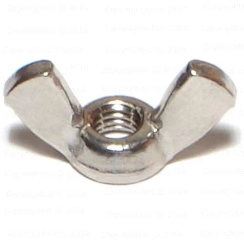 Nuts With Pre-Threaded Design-Stainless Steel Wing Nuts - Metric