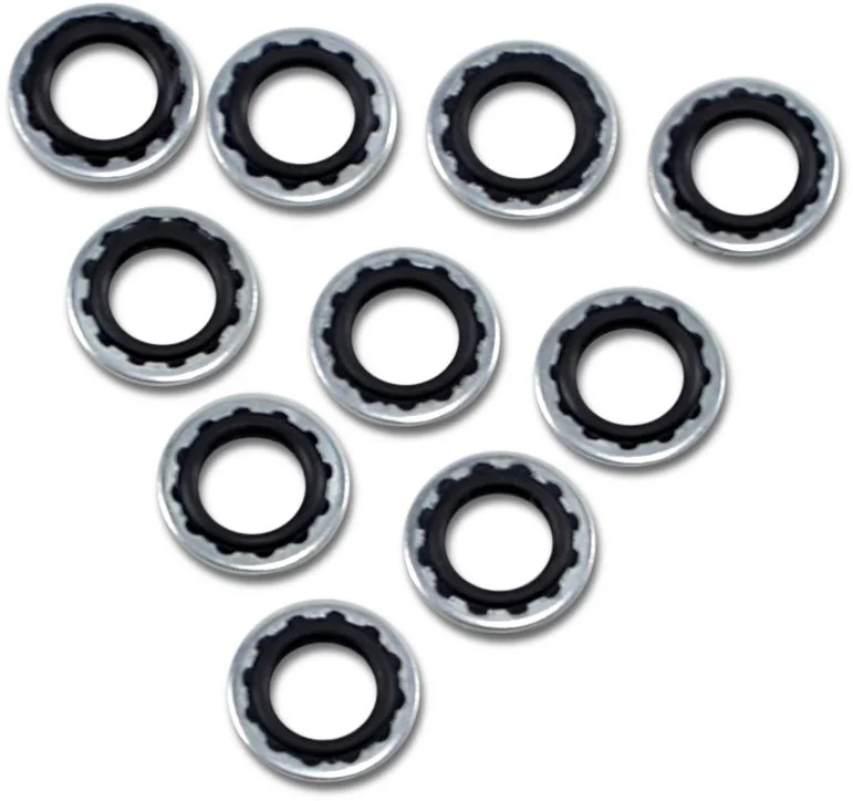 Washers For All Purposes-BANJO WASHER STEEL/RUBBER 3/8"/10MM