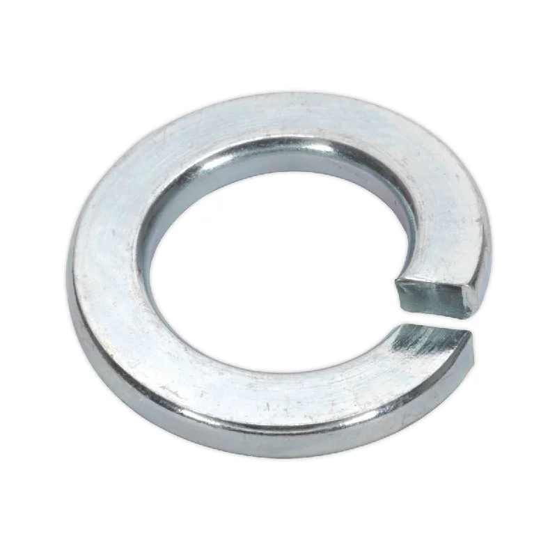 Washers With Steel Alloy-Sealey Spring Washer DIN 127B M14 Zinc Pack of 50