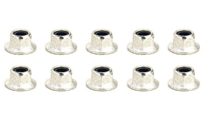 Nuts For Easy Installation-BenchCraft M5 Nylon Flange Lock Nuts (10 Pack)