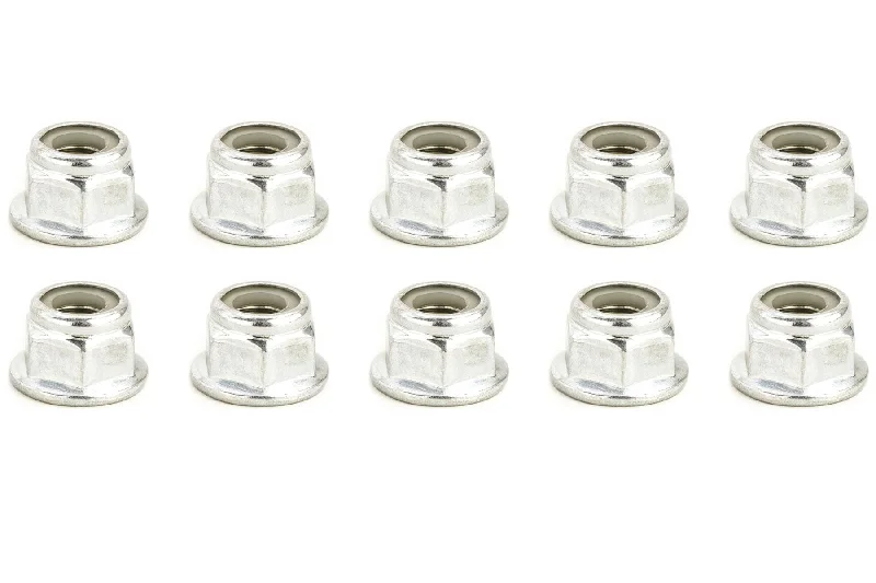 Nuts With Bulk Packs-BenchCraft M6 Nylon Flange Lock Nuts (10 Pack)