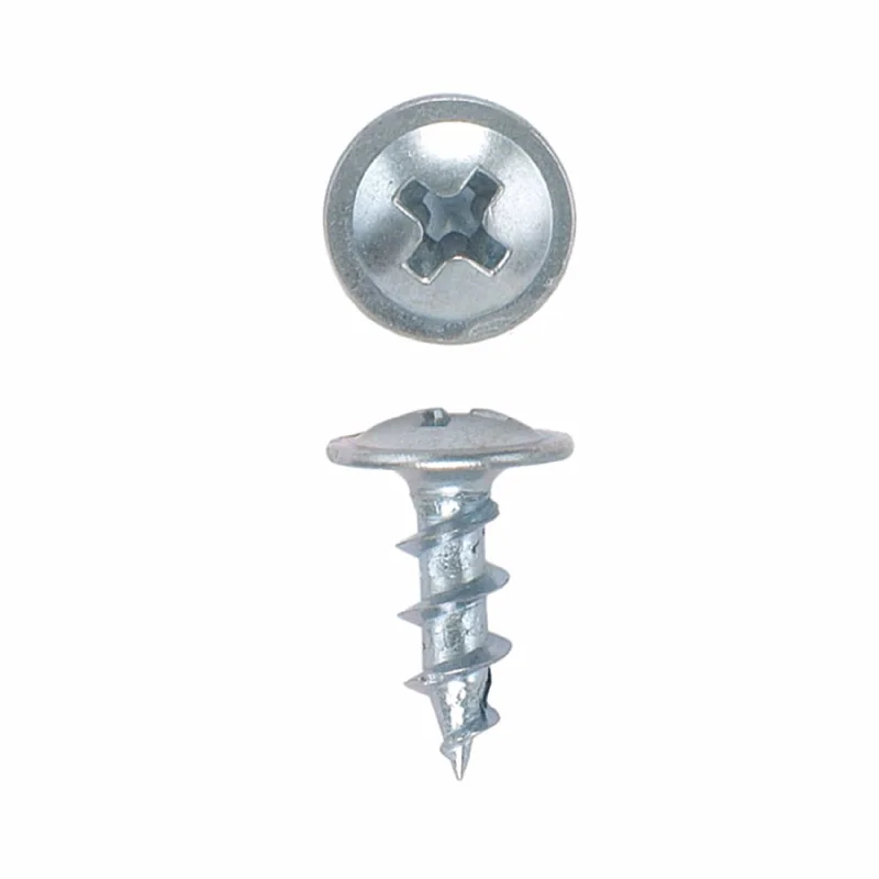 Screws With Rugged Design-Ball Bearing Slide Screws - #8 - Round - Washer Head - Zinc - 100 Piece