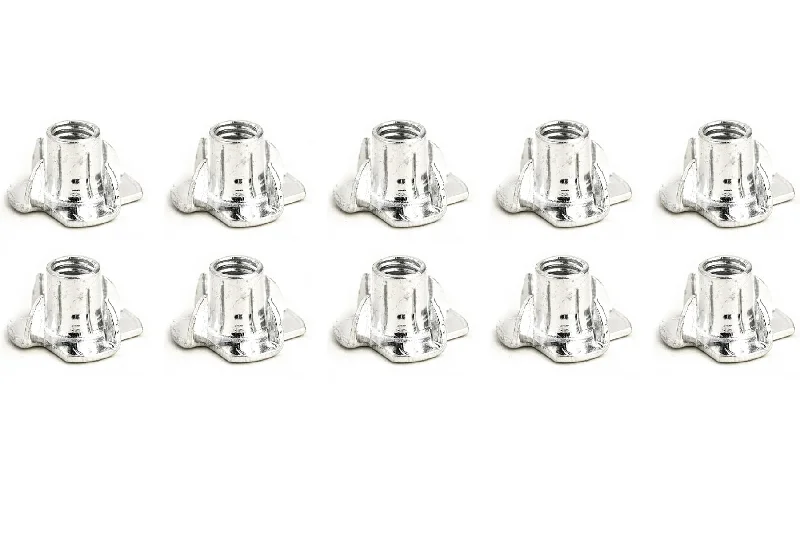 Nuts For High School Builds-BenchCraft M6 T-Nuts (10 Pack)