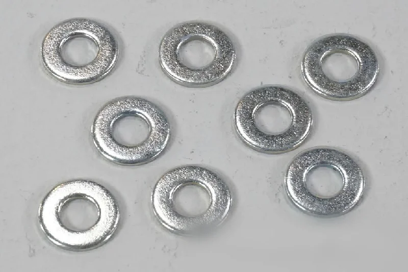 Washers For Junior Kits-Du-Bro 4mm (0.16") Flat Washers (8 Pack)