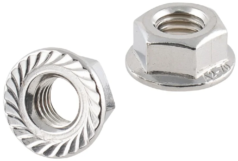 Nuts For Kids’ Kits-Easyfix A2 Stainless Steel Flange Head Nuts M8 100 Pack