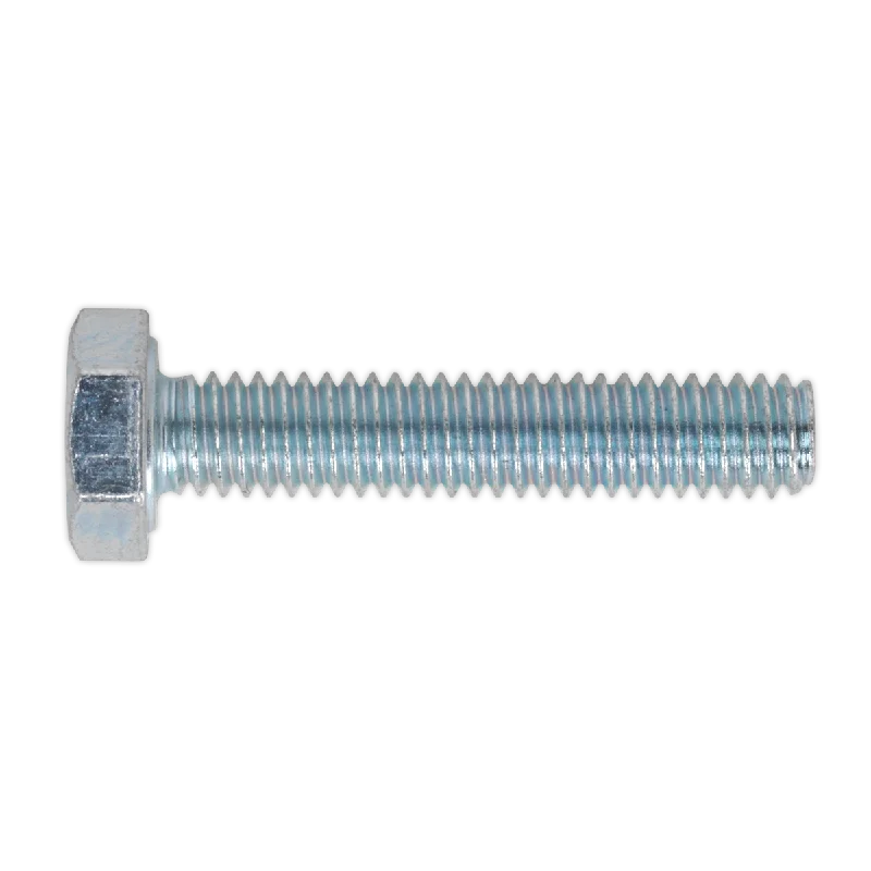 Screws With Celebrity Use-Sealey HT Setscrew M4 x 20mm 8.8 Zinc Pack of 50