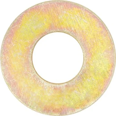 Washers By Top Brands-Auveco # 12783 3/8" SAE High Strength Washer Zinc Yellow. Qty 100.