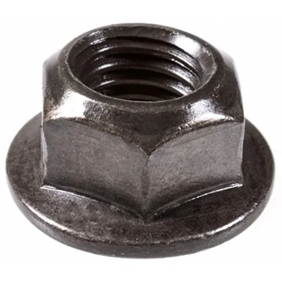 Nuts For Strong Fasteners-Auveco # 14500 1/2"-20 SAE Flange Locknut Phosphate & Oil. Qty 25.