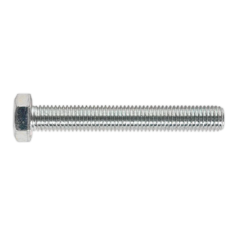 Screws For Casual Use-Sealey HT Setscrew M14 x 100mm 8.8 Zinc Pack of 10