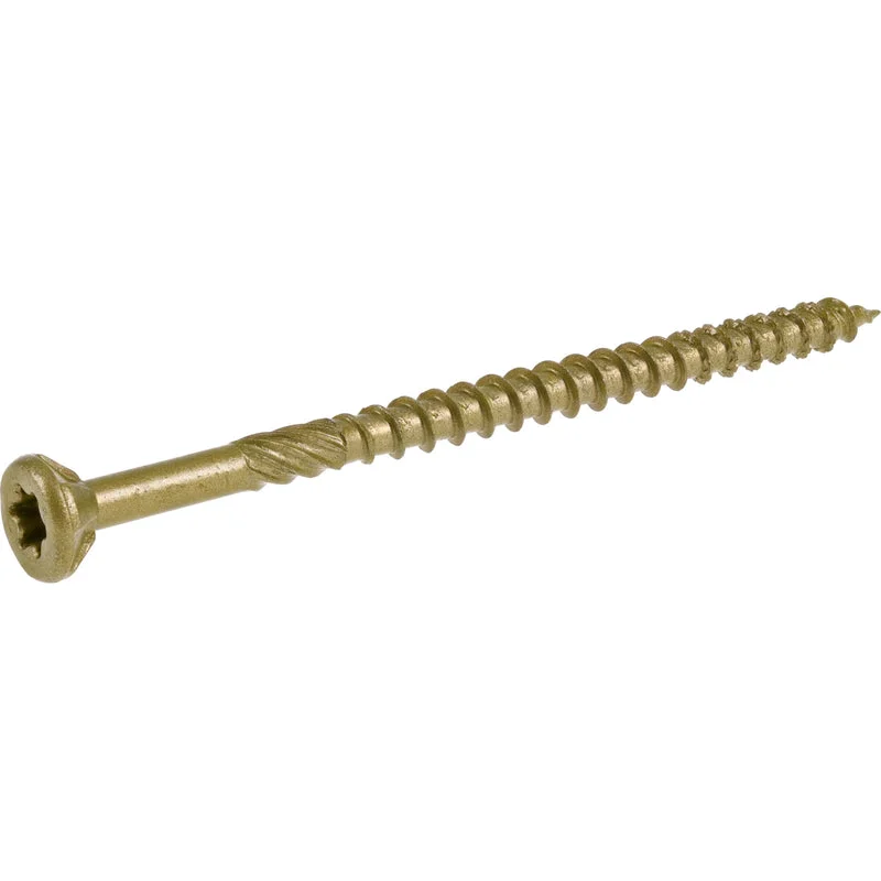 Screws For Club Builds-HILLMAN Power Pro No. 9 in. X 3 in. L Bronze Star Flat Head Premium Deck Screws 5 lb 373 pk