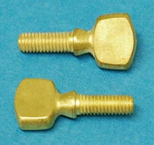 Screws With Spring Colors-NECK TENSION / WING SCREW 10-32 BRASS