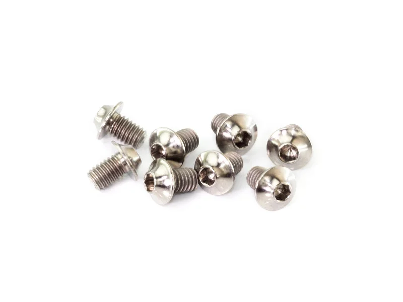 Screws With Everyday Fixes-INFINITY M4x8mm TITANIUM UFO HEAD SCREW (8pcs) B01408U-T