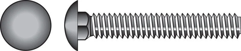 Bolts With Bulk Packs-HILLMAN 5/16 in. X 1-1/2 in. L Stainless Steel Carriage Bolt 50 pk