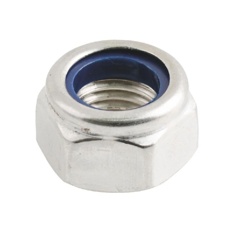 Nuts For YouTube Tutorials-Easyfix A2 Stainless Steel Nylon Lock Nuts M16 10 Pack