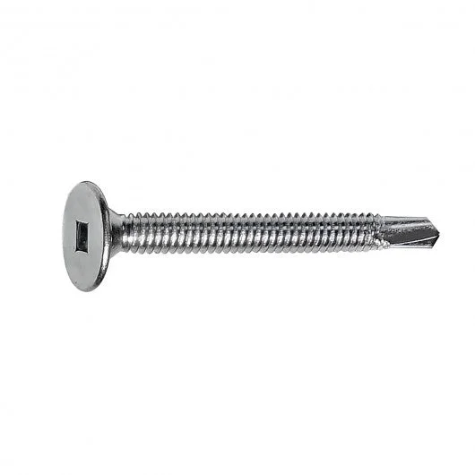 Screws With Fan Kits-Wafer Head Socket Drive Self-Drilling Tapping Screws - Zinc Plated