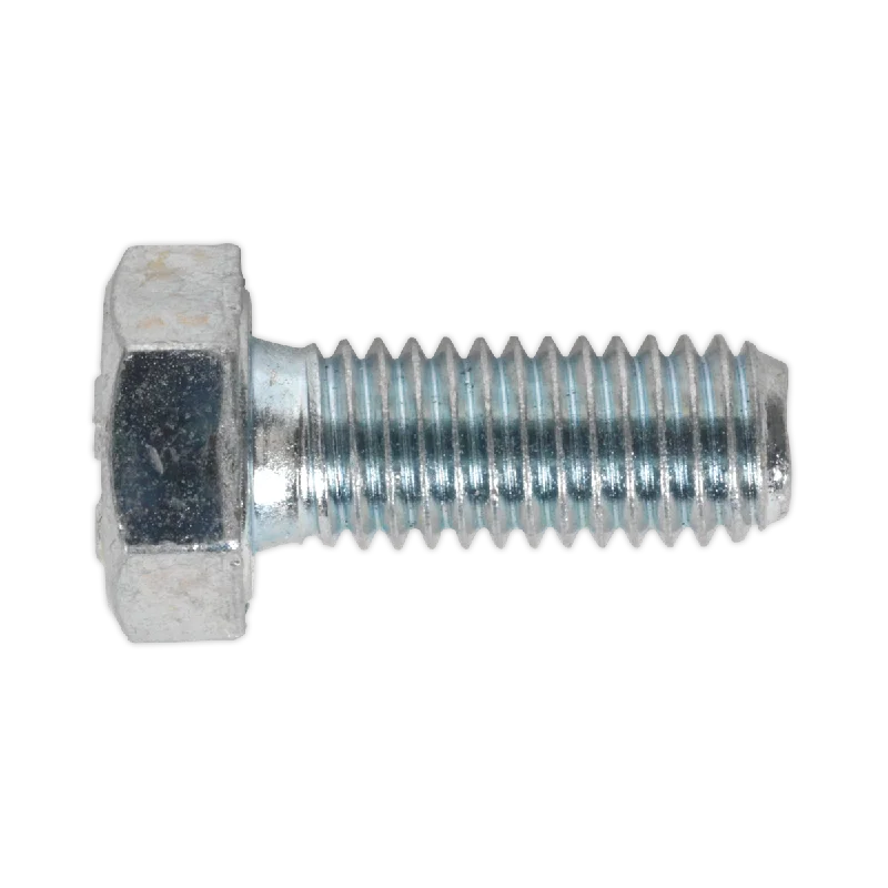 Screws With Small Town Needs-Sealey HT Setscrew M8 x 20mm 8.8 Zinc Pack of 50