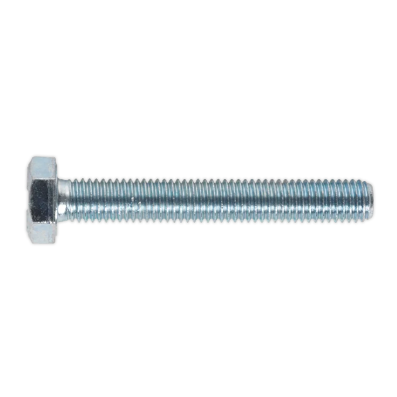 Screws For Outdoor Use-Sealey HT Setscrew M10 x 70mm 8.8 Zinc Pack of 25