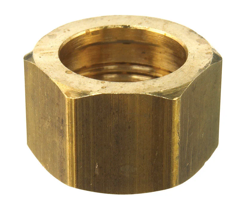 Nuts With Professional Grade-JMF 5/8 in. Compression Brass Nut (Pack of 5)