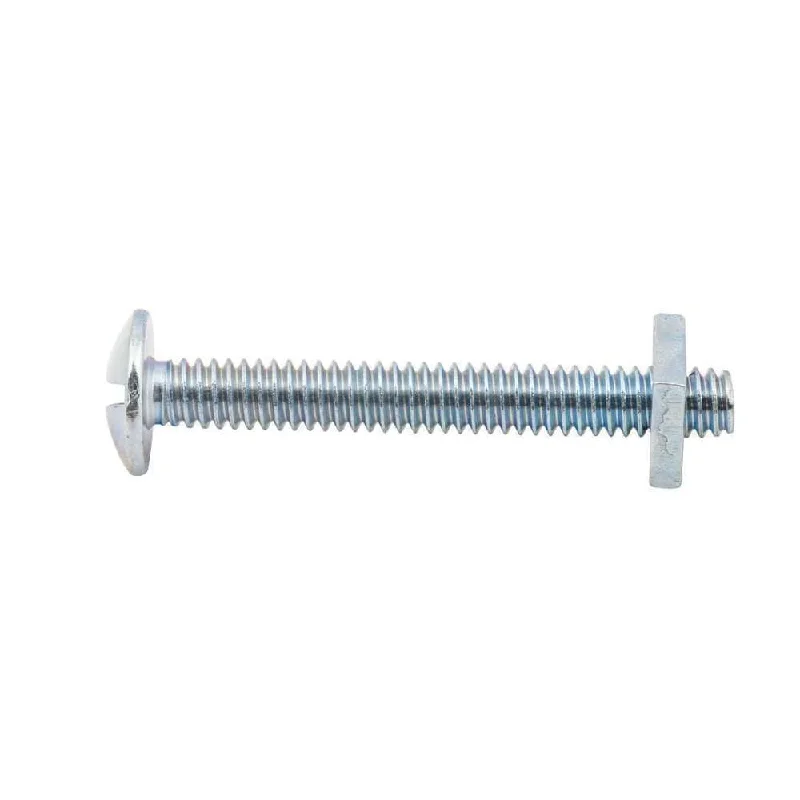 Screws With Kids’ Sizes-Zenith Bolt & Nut Mush ZP 1/4" x 50mm (10pk)