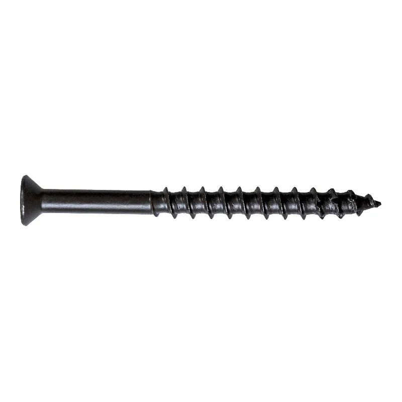 Screws With Fan Kits-1/4" x 2-3/4" Strong-Tie Trim Head Titen Turbo Screw Anchor, Bronze Zinc, Pkg 100