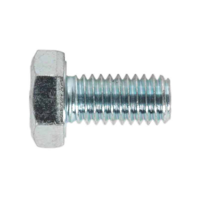 Screws For 80s Style-Sealey HT Setscrew M6 x 12mm 8.8 Zinc Pack of 50